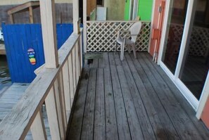 Exterior detail - 303 S. Harbor 11 - A great harbor condo with night fishing lights (Port Mansfield)