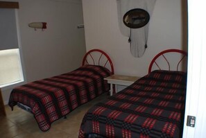 3 habitaciones y ropa de cama 