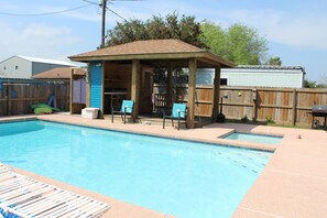 Pool - 311 Beach - Gorgeous, Brand New Home! Stunning Home with Private Pool! (Port Mansfield)