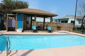 Pool - 311 Beach - Gorgeous, Brand New Home! Stunning Home with Private Pool! (Port Mansfield)