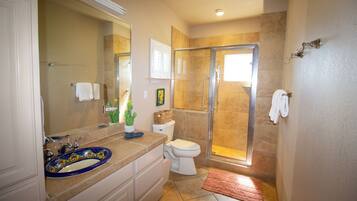 Shower, towels