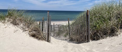 On the beach