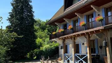 Façade de l’hébergement