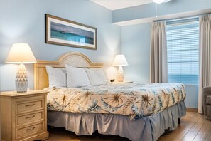 1 bedroom, iron/ironing board, free WiFi, bed sheets - Glorious Oceanfront Escape: 1BR Condo with Private Balcony @ Ocean Walk Resort (Daytona Beach)