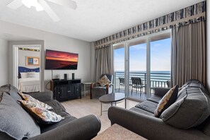 Smart TV - Seventh Floor Serenity: Updated 3BR with OceanFront Private Balcony @ The Wyndham Ocean Walk Resort (Daytona Beach)