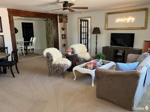 Living area - Fancy Farmhouse in Town
 (San Angelo)