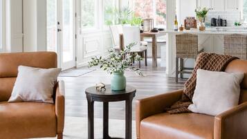 TV connectée, cheminée, jeux vidéo, livres