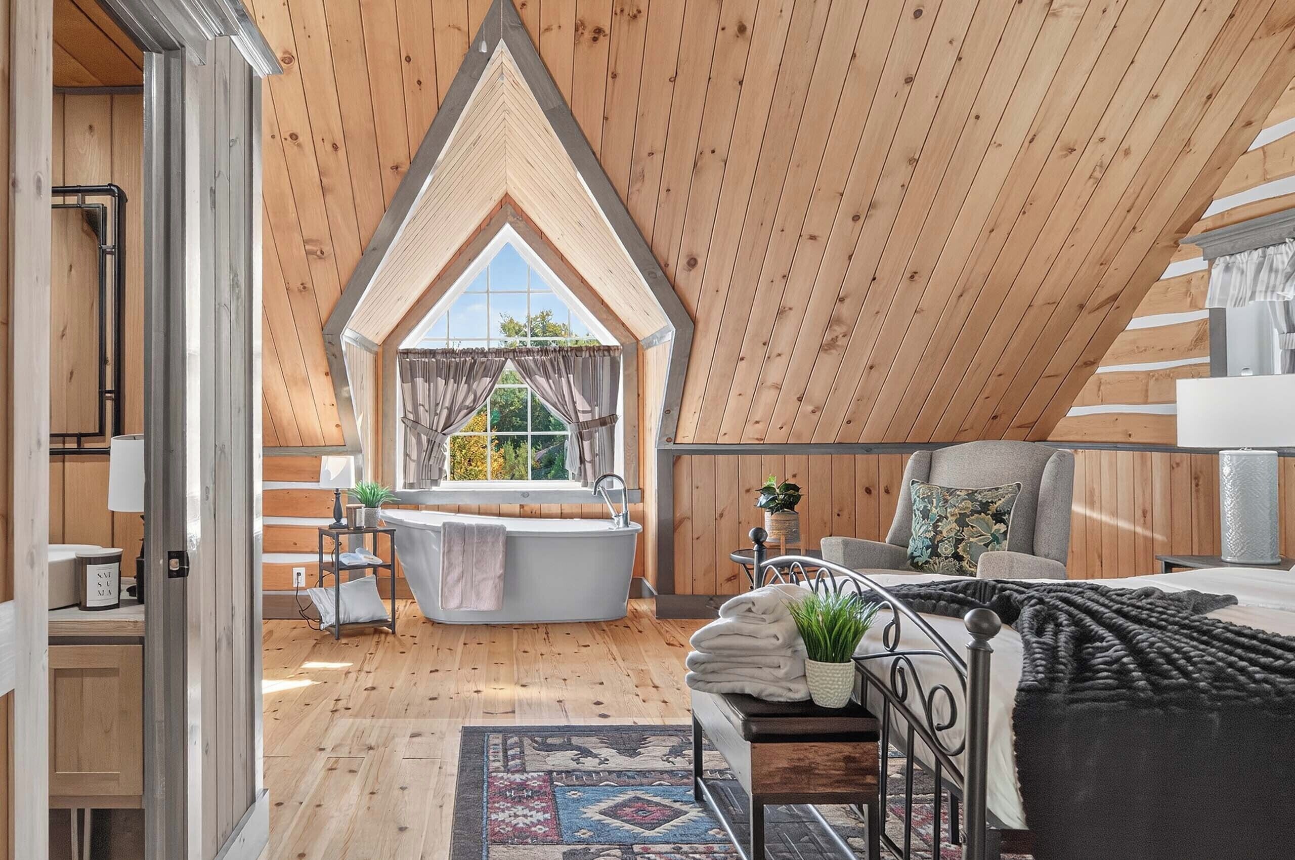 Chalet | Luxe beddengoed, bedden met traagschuimmatrassen