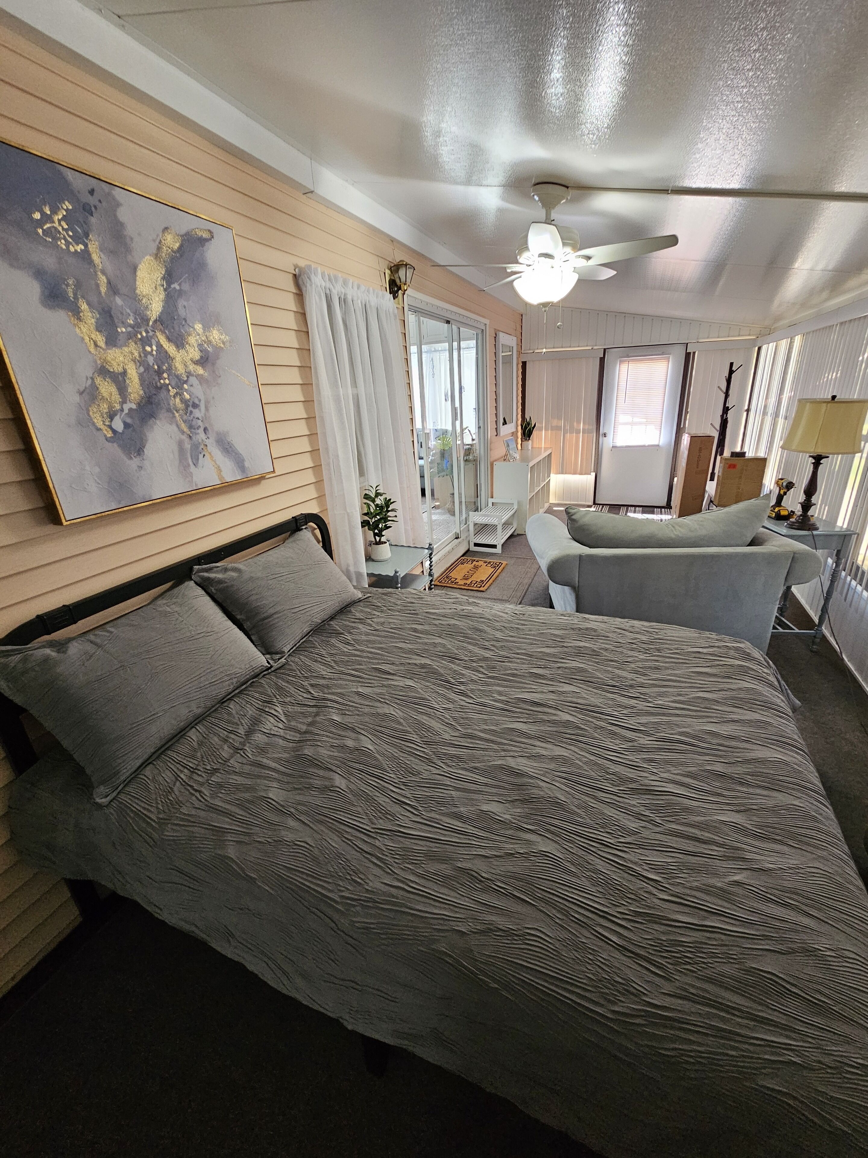 1 chambre, bureau, Wi-Fi gratuit, draps fournis