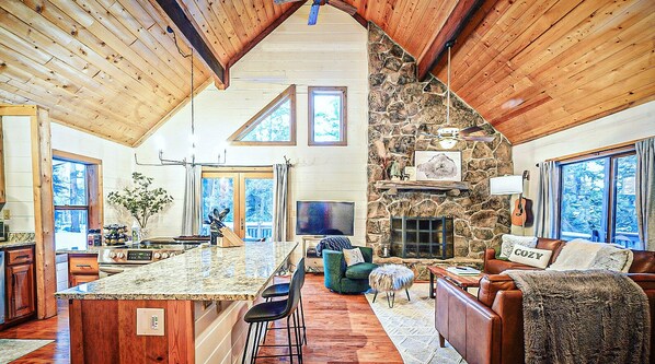 Main living space with plenty of room to relax with friends and loved ones
