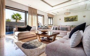 Living area - Villa Astride - 5 Rooms private pool and hammam (Marrakech)