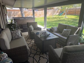 Terrace/patio - Good Life on Elm - 4 BR Home Near Lake Powell + Boat Parking (Page)