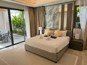 3 bedrooms, in-room safe, individually furnished, iron/ironing board - Breeze Villa with maid by Lofty (Choeng Thale)