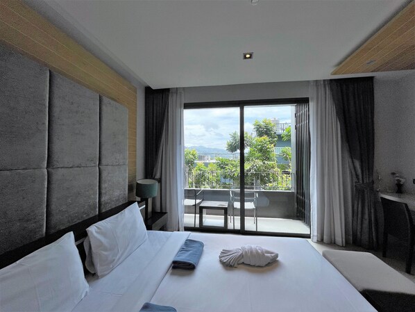 Classic-Studio, 1 King-Bett, Stadtblick | Blick auf die Berge