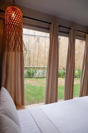 Junior Triple Room, Garden View | Free WiFi, bed sheets - Lubihan Siargao (General Luna)