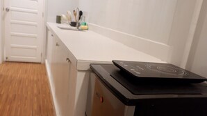 Studio – superior, hageutsikt | Eget kjøkken