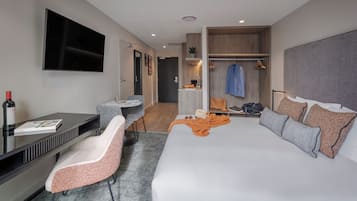 Apartamento | 1 dormitorio, ropa de cama hipoalergénica, caja fuerte y escritorio