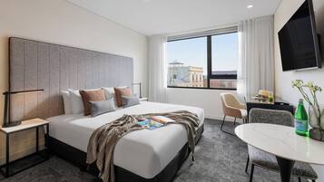1 bedroom, hypo-allergenic bedding, in-room safe, desk