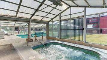 Indoor pool, a heated pool