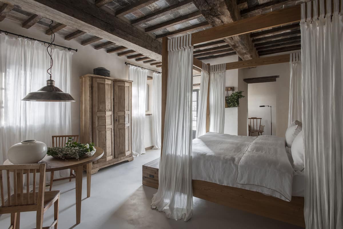 1 habitación y ropa de cama de alta calidad