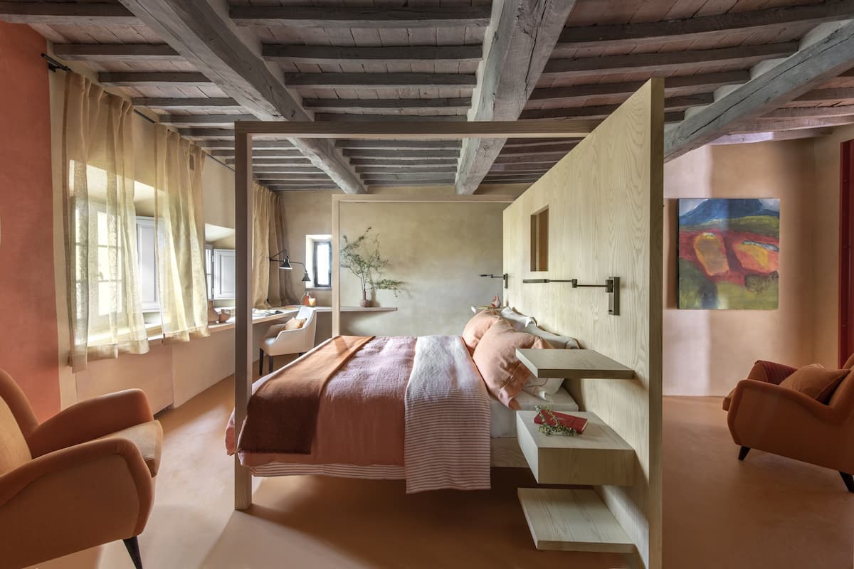1 habitación y ropa de cama de alta calidad