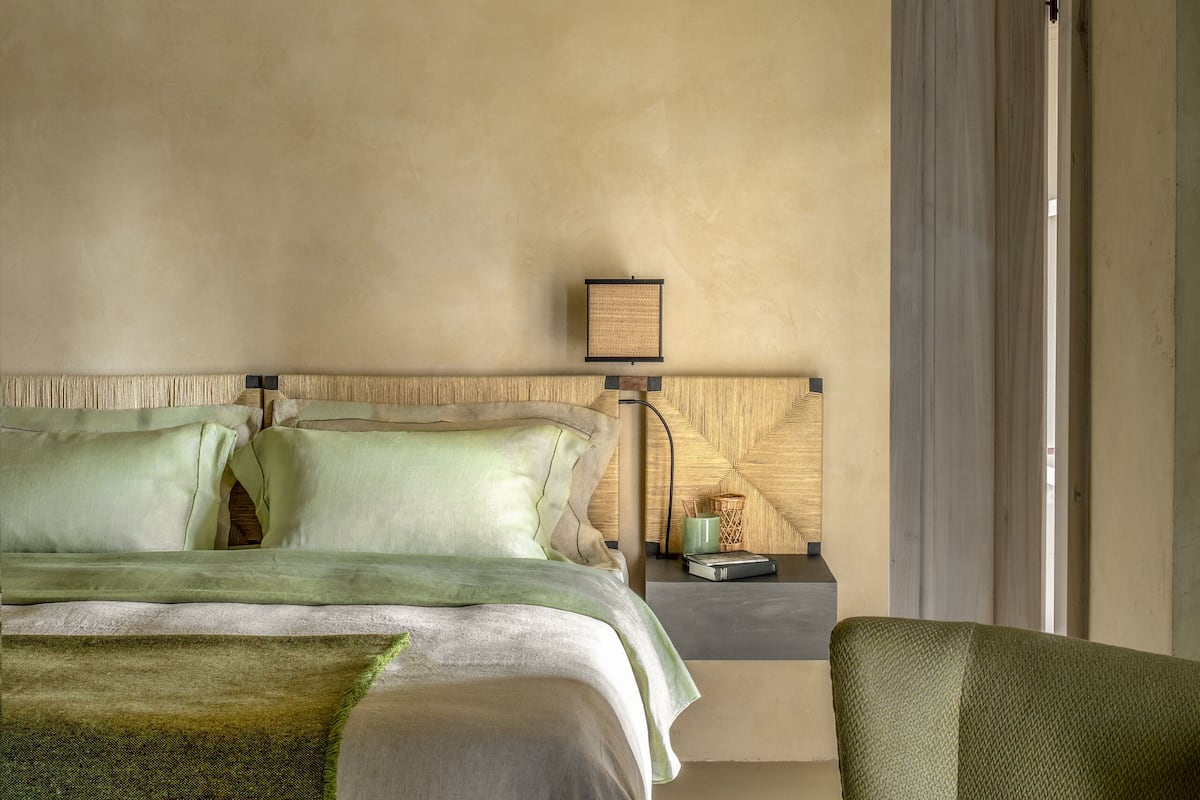 1 habitación y ropa de cama de alta calidad