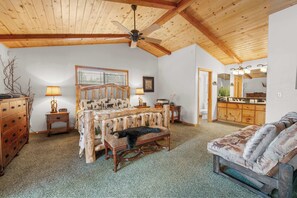 TV, fireplace, table football