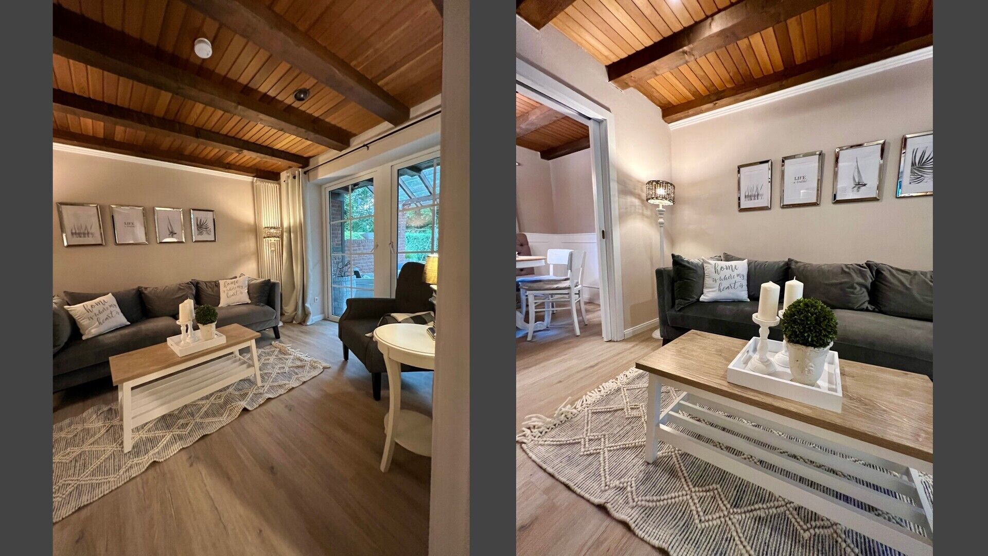 Télévision, cheminée