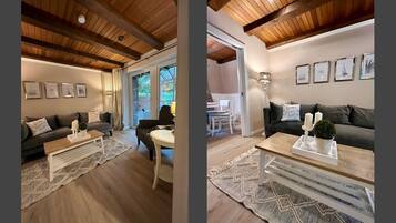 Télévision, cheminée