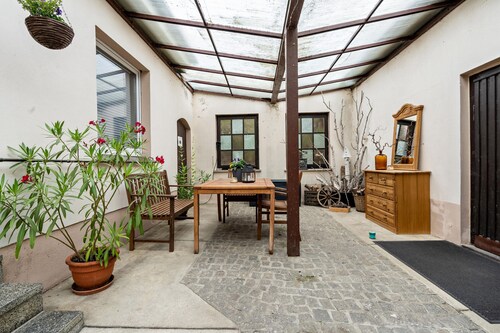 Apartment 'Fewo Am Wald Erdgeschoss' with Shared Terrace, Shared Garden and Wi-Fi
