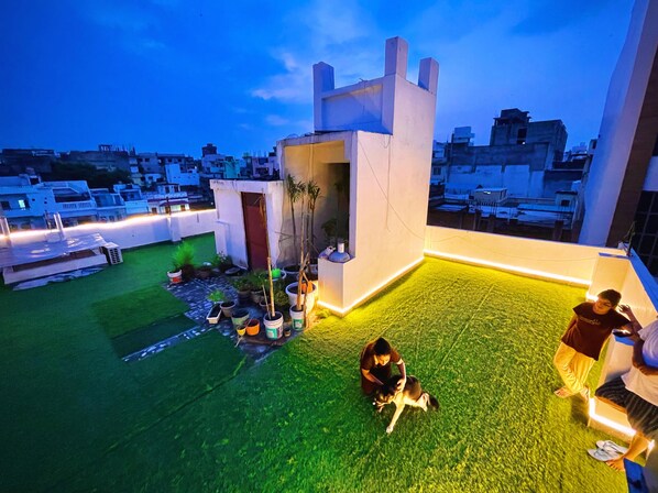 Terrace/patio - The White Canyon (Varanasi)