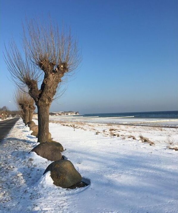 Una spiaggia nelle vicinanze