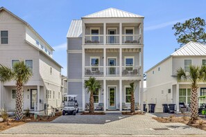 Exterior - Private *Heated Pool | New Home | Walk to Public Beach Access | Screened-in Porch | 7 Outdoor Spaces (Santa Rosa Beach)