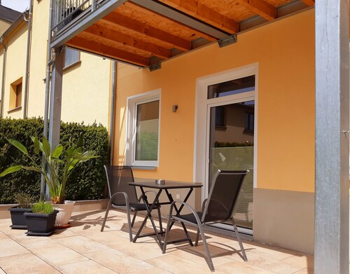 Wohlfühloase mit Terrasse im EG in der STADTOASE Frankenberg