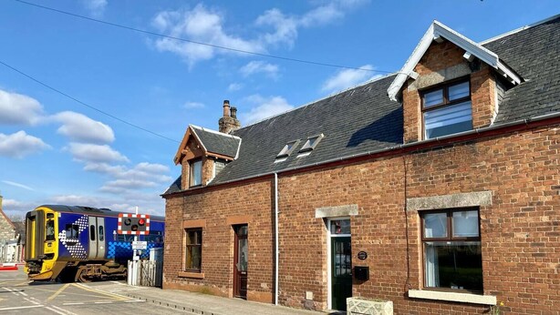 Exterior - Red Brick Former Railway Workers' Cottage (Brora)