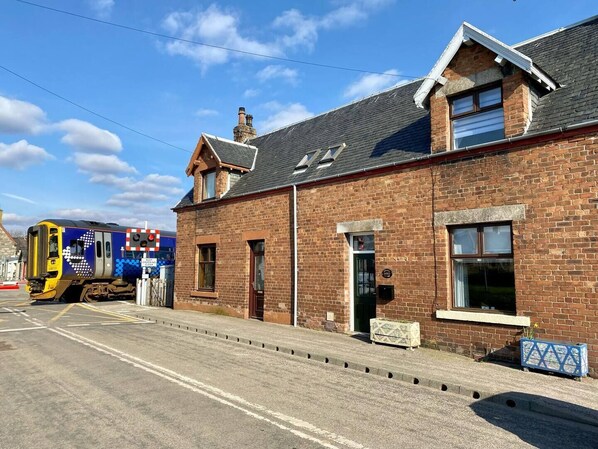 Exterior - Red Brick Former Railway Workers' Cottage (Brora)