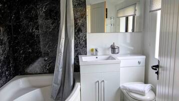 Hair dryer, towels