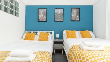 2 bedrooms, iron/ironing board, free WiFi, bed sheets