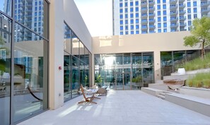 Terrace/patio - Gorgeous 1B With Balcony in Socio in Dubai Hills (Dubai)