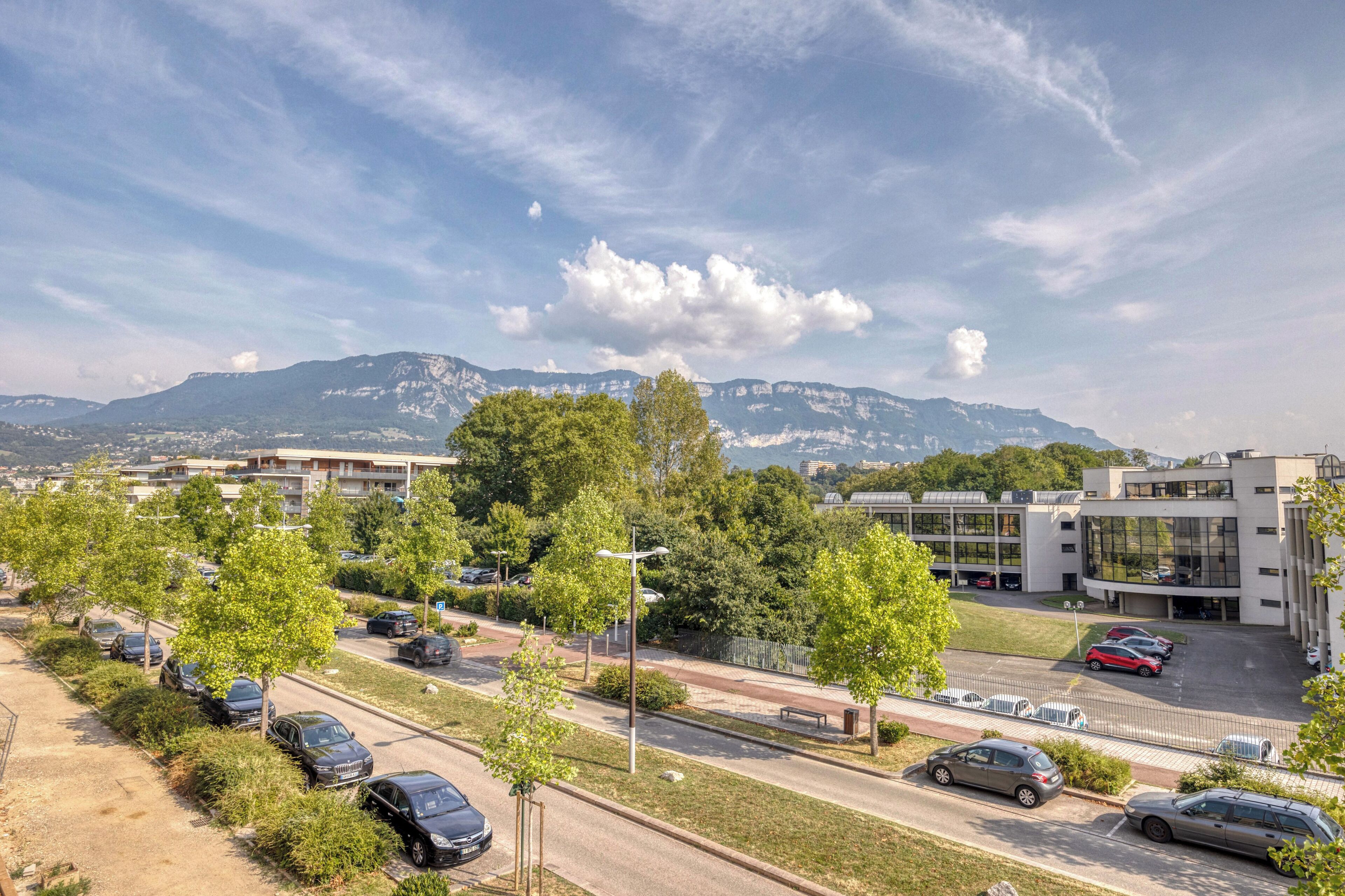 Blick von der Unterkunft