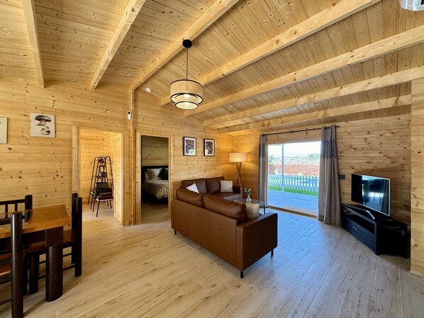 Living area - Casa de Madera La Parcela (Alhaurín el Grande)