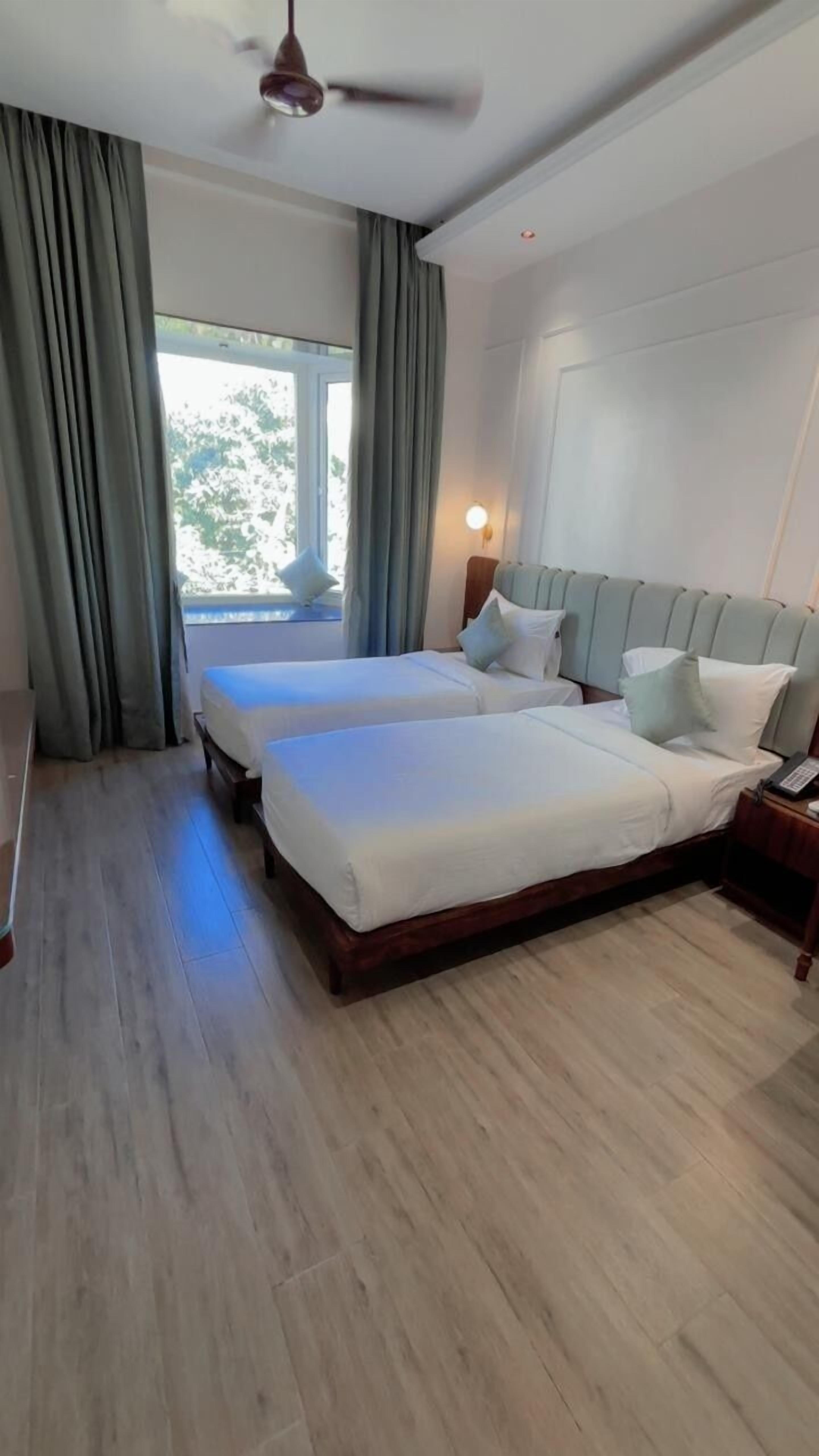 Deluxe kamer | Lakens van Egyptisch katoen, luxe beddengoed, donzen dekbedden