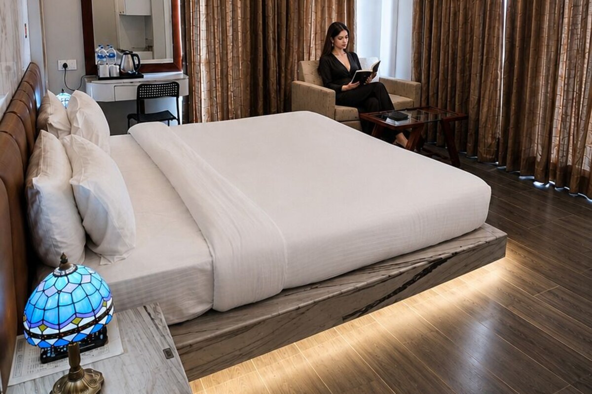 Superior Room | Cadar kapas Mesir, peralatan tempat tidur premium, gebar bulu kapas 