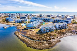 Exterior - Coastal Retreat | Pool | Amazing Waterfront Views! (North Topsail Beach)