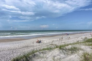 Beach nearby - Waterfront Coastal Retreat w/ Pool | Sunset Views! (North Topsail Beach)