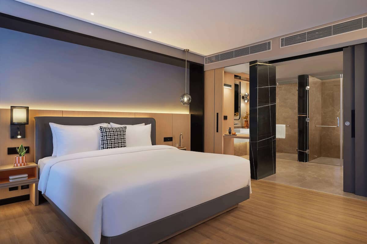 Habitación Prestigio, 1 cama King size (Long Stay) | 1 habitación, ropa de cama de alta calidad y camas Select Comfort