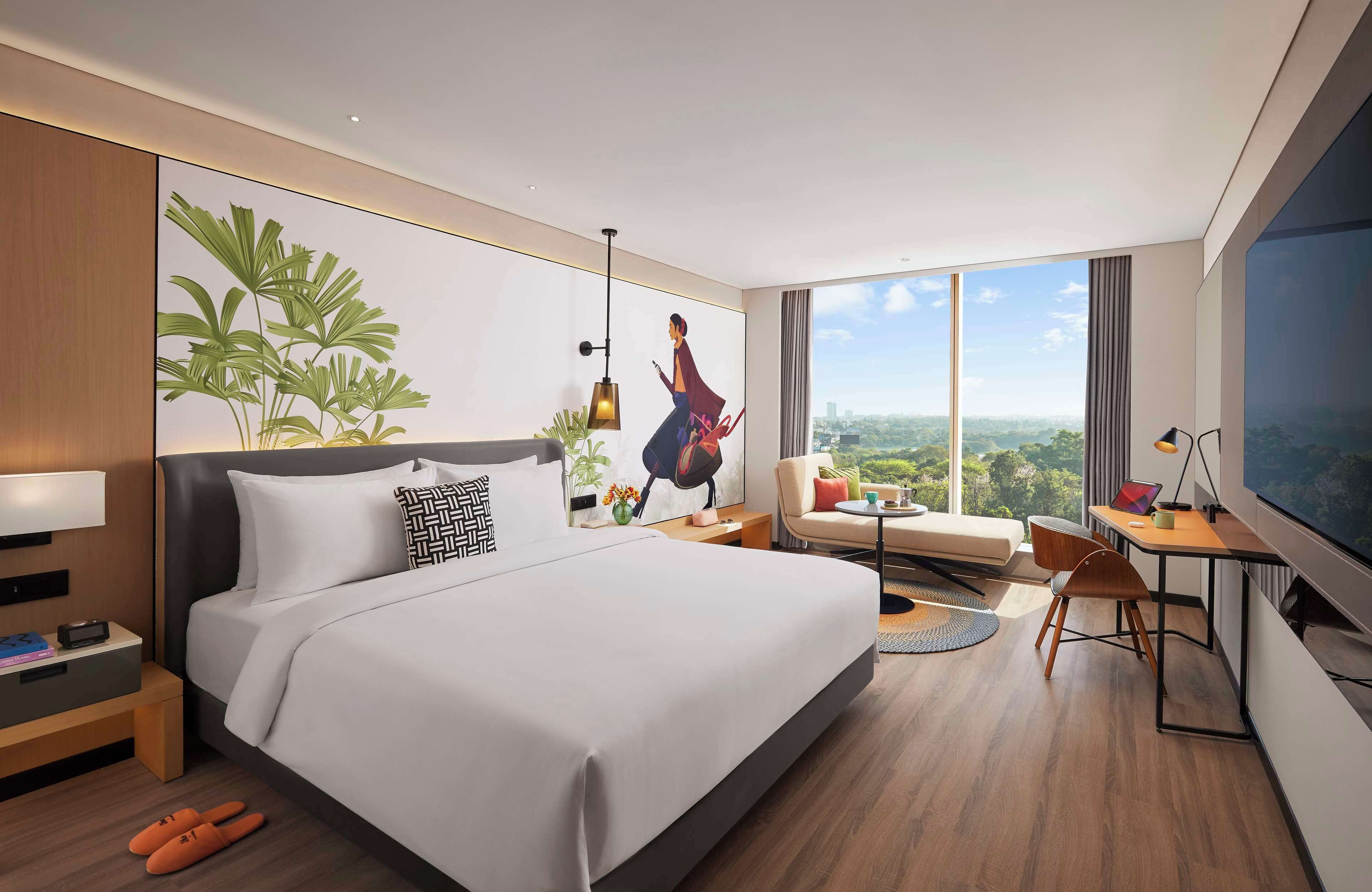 Phòng Executive, 1 giường cỡ king (Forest View) | Bộ đồ giường cao cấp, nệm Select Comfort, minibar 