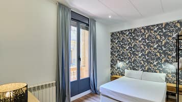 Deluxe Apartment, Balcony, City View | 1 bedroom, desk, laptop workspace, free WiFi