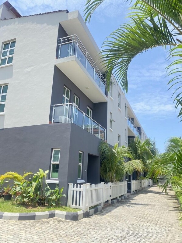 Façade de l’hébergement