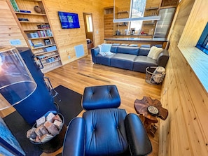 Smart TV, fireplace - 4th of July Still Avail! Enchanted Escape - 2BR/2BA w/Hot Tub & WiFi (West Jefferson)